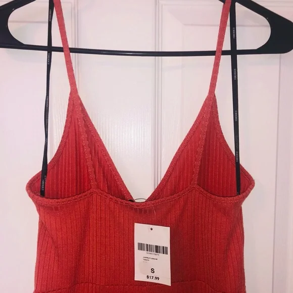 Orange Forever 21 romper - Picture 4 of 4